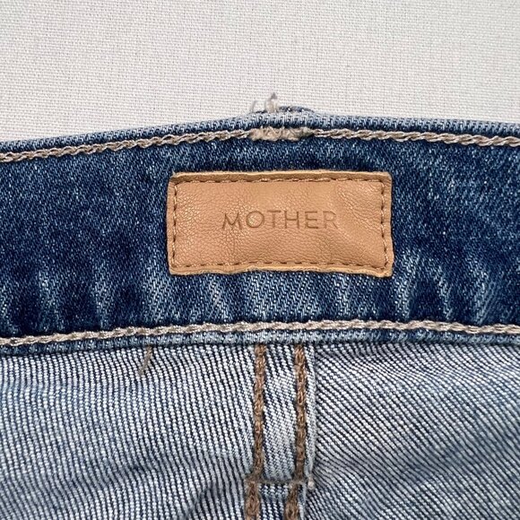 Mother The Tripper Ankle Fray Jeans in Nature Touch Base Size 27 - Picture 6 of 12